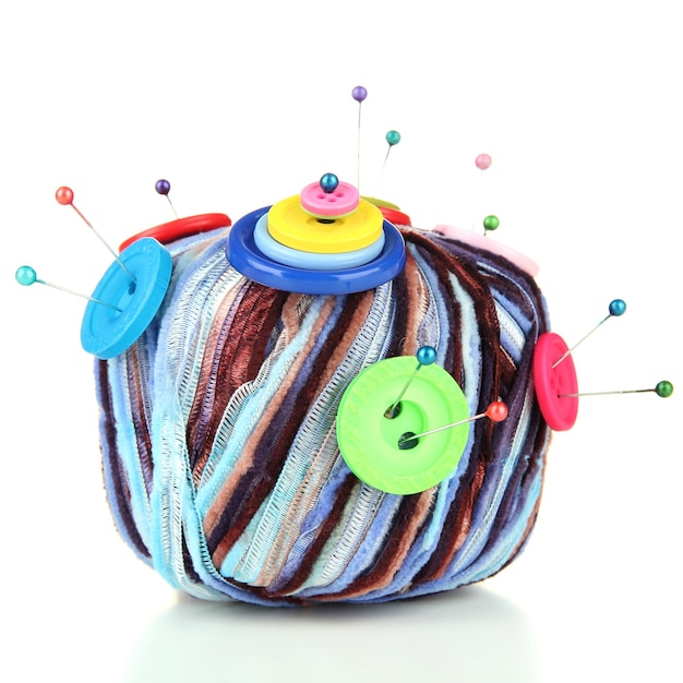 Zestaw kolorowych nici